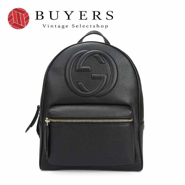 美品】GUCCI グッチ 536192 ソーホー バックパッグ GG ロゴ BAG