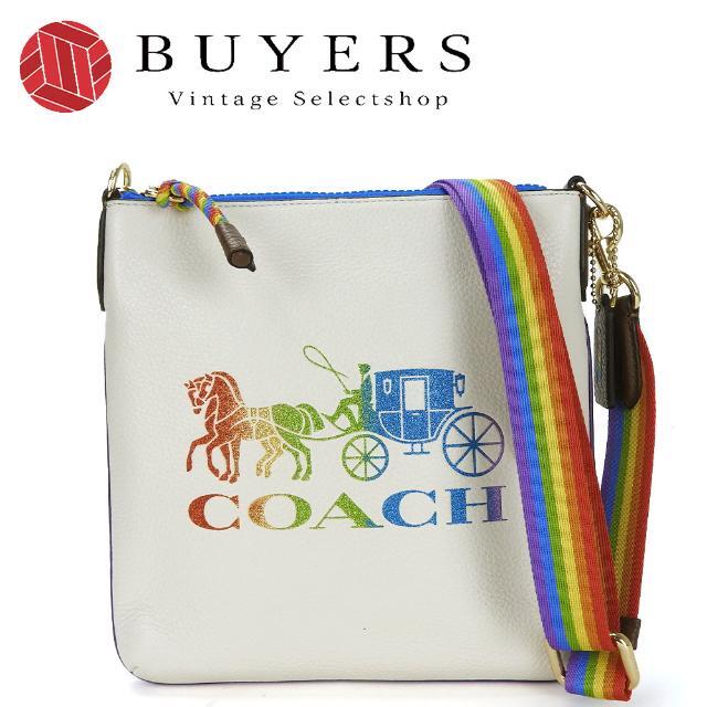 COACH 未使用 ショルダーバッグ レインボー