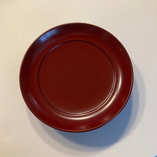 漆　器　食器　直径約14cm 赤(食器)