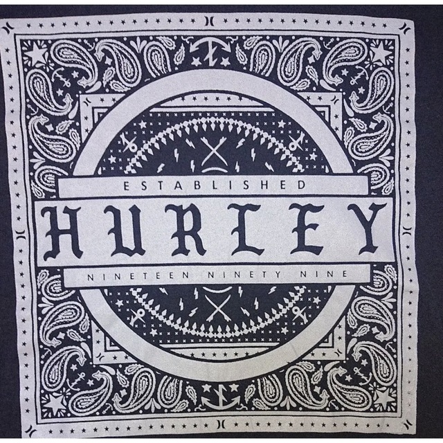 Hurley(ハーレー)の未使用品 Hurley ペイズリー柄T VOLCOM RVCA roial DC メンズのトップス(Tシャツ/カットソー(半袖/袖なし))の商品写真