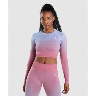 ルルレモン(lululemon)の新品未使用Gymshark adapt ombre ロングスリーブ(Tシャツ(長袖/七分))