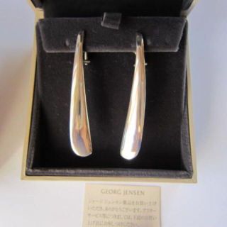 ジョージジェンセン(Georg Jensen)の【未使用】ジョージ・ジェンセン　 カーブ・イヤークリップ＃501　オバゴー (イヤリング)