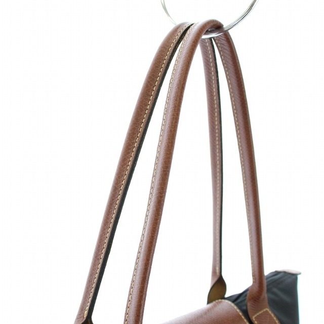 LONGCHAMP(ロンシャン)のロンシャン ルプリアージュ トートバッグ ハンドバッグ ナイロン 黒 レディースのバッグ(トートバッグ)の商品写真