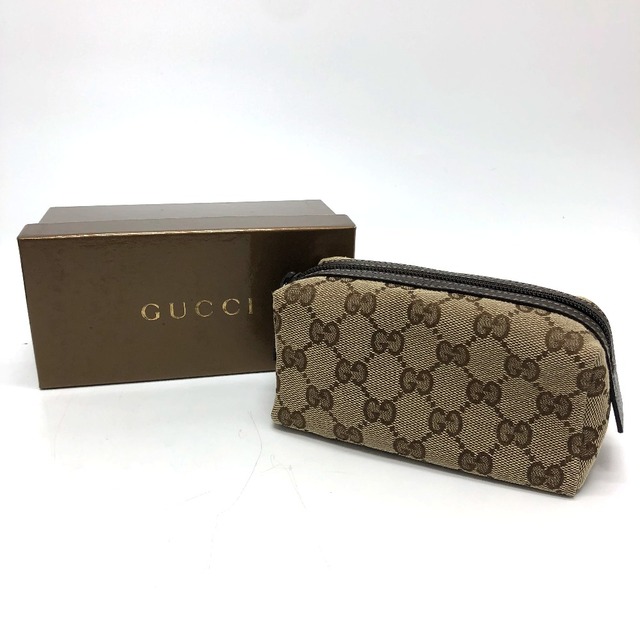 Gucci - グッチ GUCCI 29596 GG コスメポーチ 化粧ポーチ GGキャンバス