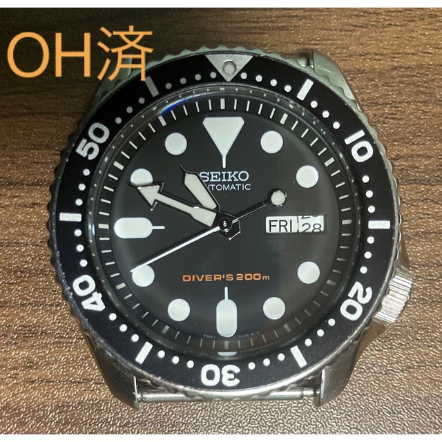 SEIKO - 【OH済】SEIKO ブラックボーイ 7s26-0020 SKX007 完動品