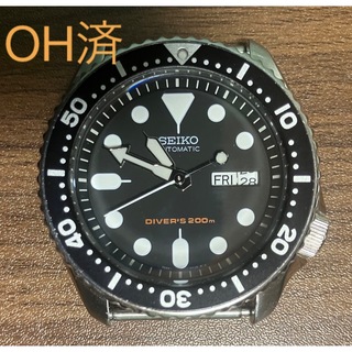セイコー(SEIKO)の【OH済】SEIKO ブラックボーイ 7s26-0020 SKX007 完動品(腕時計(アナログ))