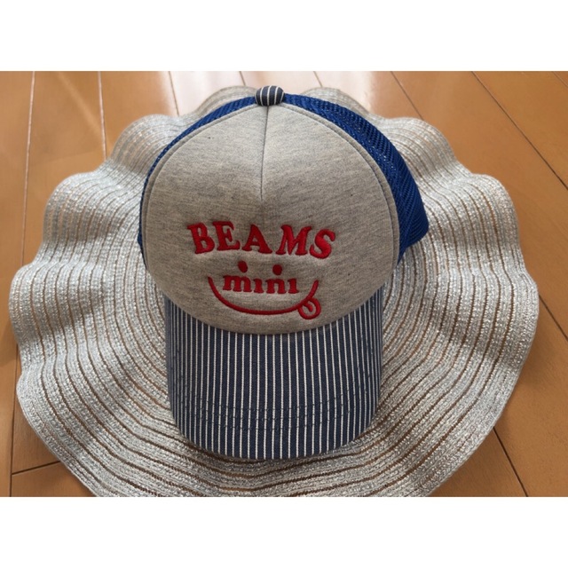 BEAMS(ビームス)の美品　BEAMS mini キャップ　キッズ キッズ/ベビー/マタニティのこども用ファッション小物(帽子)の商品写真