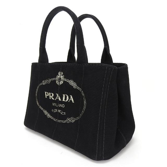 美品❤️PRADA カナパ　2way トートバッグ　BLACK箱なし布袋あり