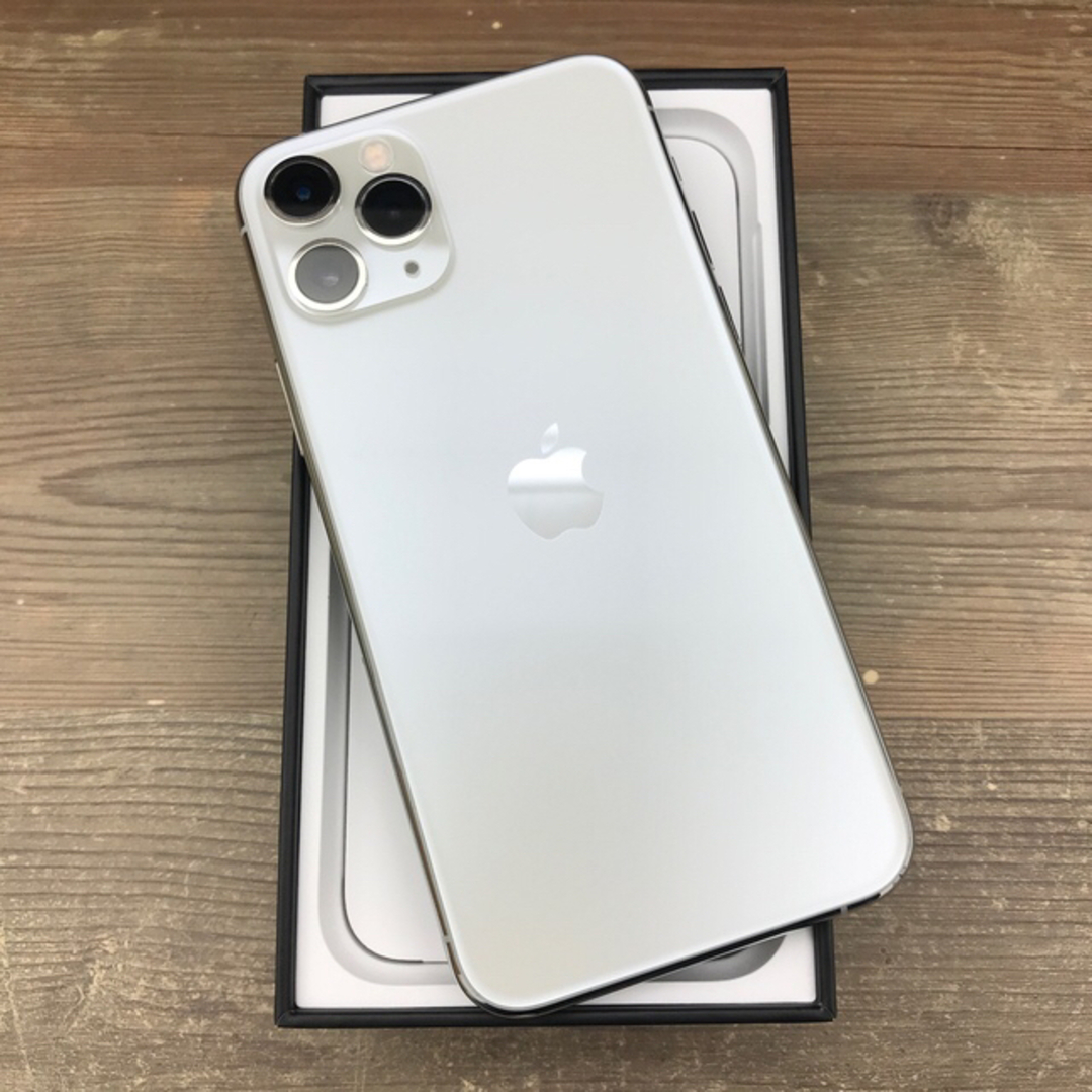 iPhone - SoftBank iPhone 11 Pro シルバー 256g simフリーの通販 by