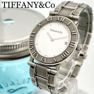 ティファニー(Tiffany & Co.)の613 ティファニー時計　メンズ腕時計　アトラス　デイト　シンプル　かっこいい(腕時計(アナログ))