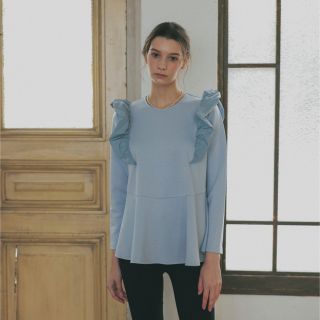 unminouアンミヌ バルーンフリルカットソー完売 rosy machatt(シャツ/ブラウス(長袖/七分))