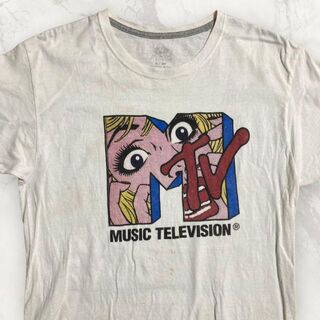 GZK FRUIT 古着  MTV　ポップアート　ロイリキテンスタイン Tシャツ(Tシャツ/カットソー(半袖/袖なし))