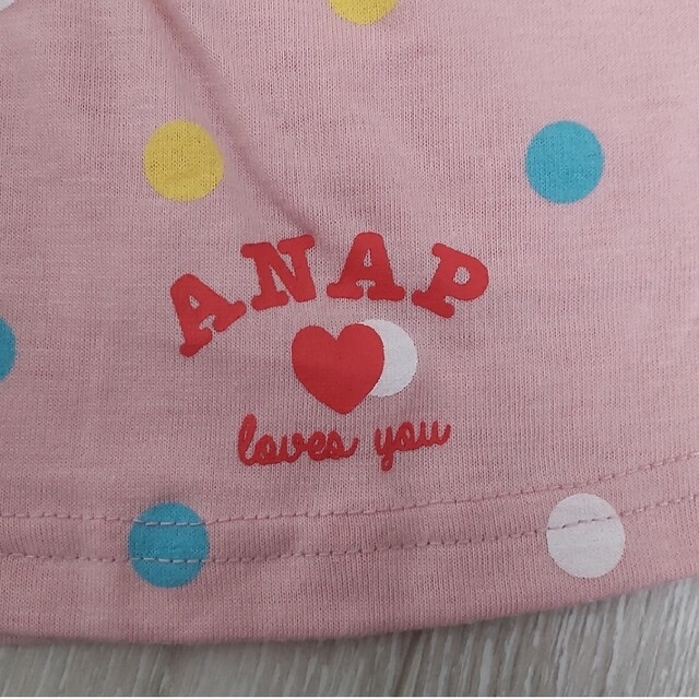 ANAP Kids(アナップキッズ)の新品、タグ付き＊ANAP KIDS マルチドットキュロット キッズ/ベビー/マタニティのキッズ服女の子用(90cm~)(パンツ/スパッツ)の商品写真