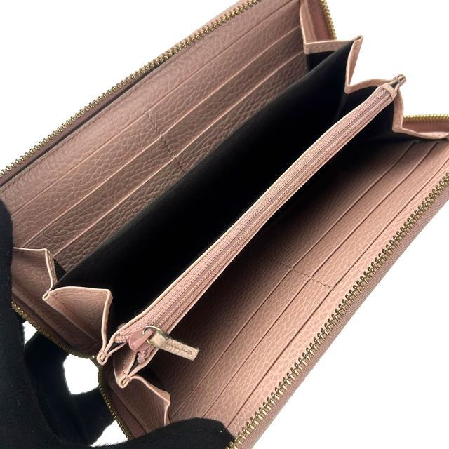 Gucci - 【中古】グッチ ラウンドジップファスナー 長財布 456117