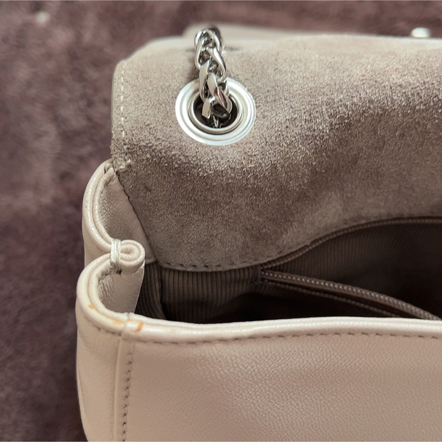Furla - 【美品】FURLA フルラ ショルダーバッグ ステッチ ベージュ