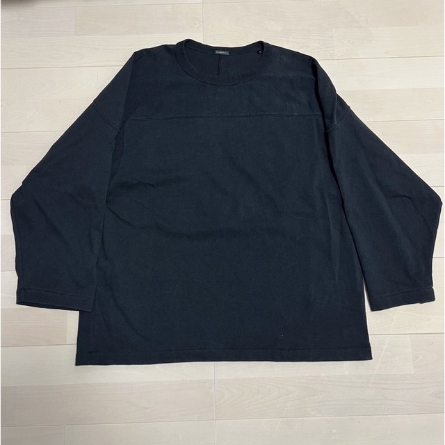 COMOLI - 【希少・即完】COMOLI 23ss フットボールt BLACK サイズ2の