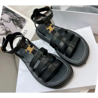 celine - 新品【CELINE】セリーヌ グルカサンダル ブラック36の通販