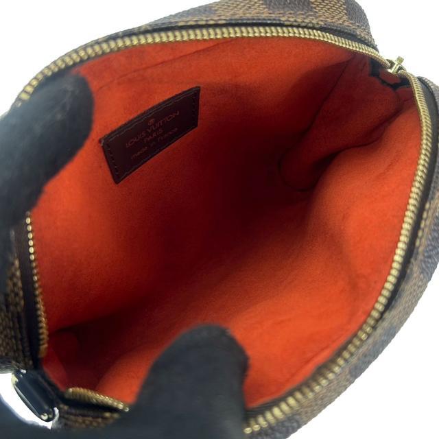 ルイヴィトン ミニ ショルダーバッグ 斜め掛け ポシェット・イパネマ N51296 ダミエ エベヌ 革 レザー 普段使い カジュアル レディース 女性  LOUIS VUITTON shoulder bag Damier