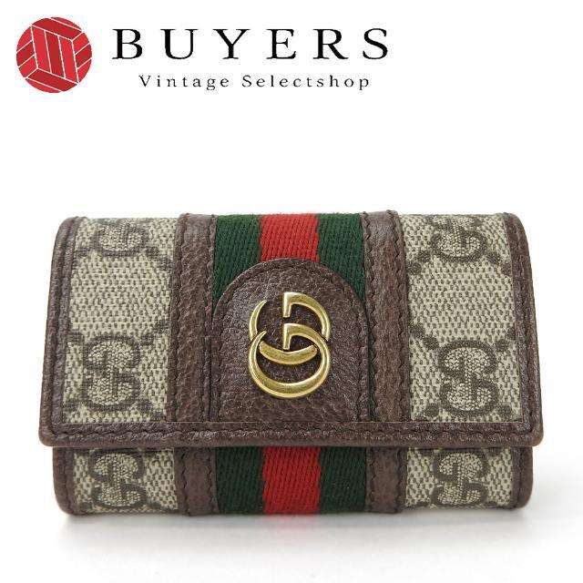 Gucci - 【中古】 グッチ キーケース 6連 603732 GGスプリーム ...