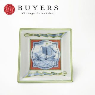 Hermes - 【中古】エルメス プレートミニ トレー 陶器 小物 贈り物