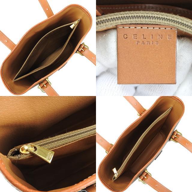 celine - 【中古】CELINE セリーヌ マカダム柄 トートバッグ