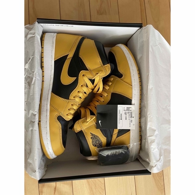 Jordan Brand（NIKE）(ジョーダン)のAIR JORDAN 1 RETRO HIGH OG POLLEN メンズの靴/シューズ(スニーカー)の商品写真