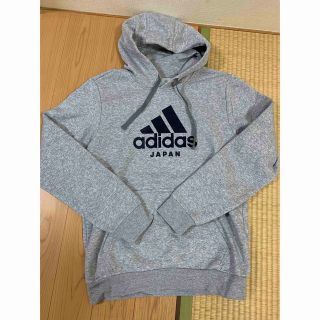 adidas - adidas パーカー グレー M 裏起毛の通販 by ピーチ's shop ...