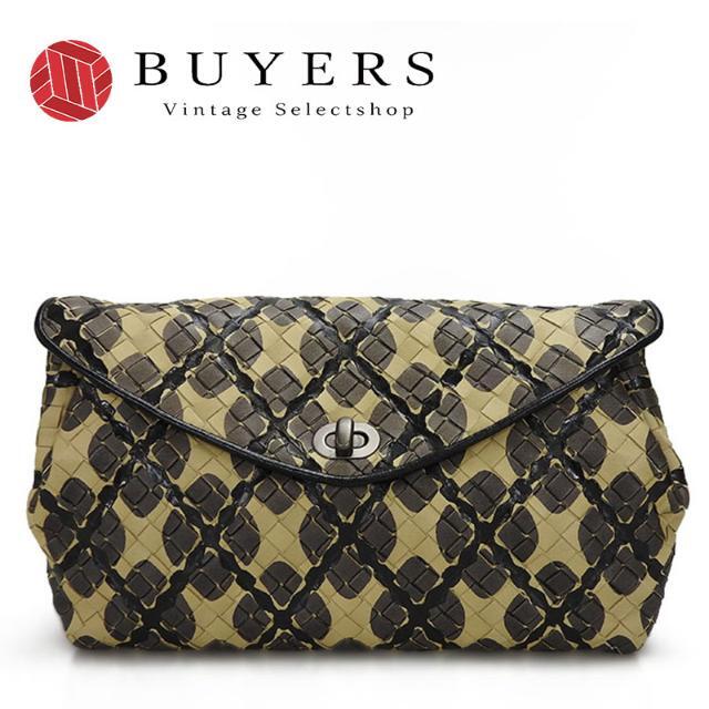 BOTTEGA VENETA ボッテガヴェネタ クラッチバッグ 223006 イントレチャート  レザー ポシェット レディース