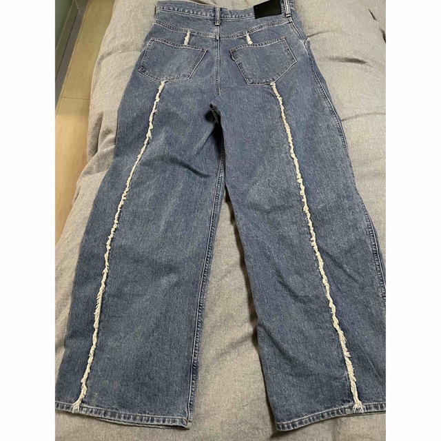 公式ファッション 23ss Jieda SWITCHING OVER DENIM PANTS hipomoto.com