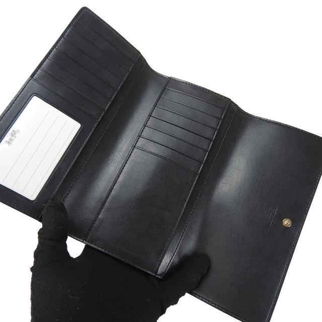 COACH - 【中古】 【未使用展示品】コーチ 三つ折り 長財布