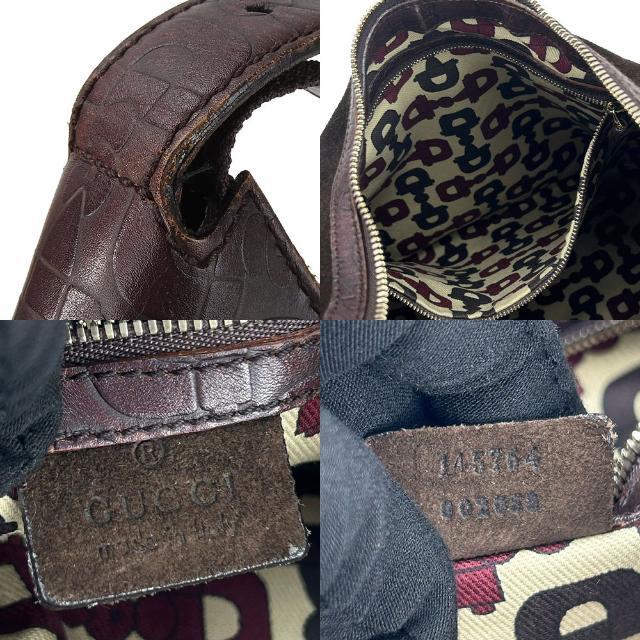 Gucci - 【中古】 グッチ ワンショルダーバッグ 肩掛け 145764 ホース