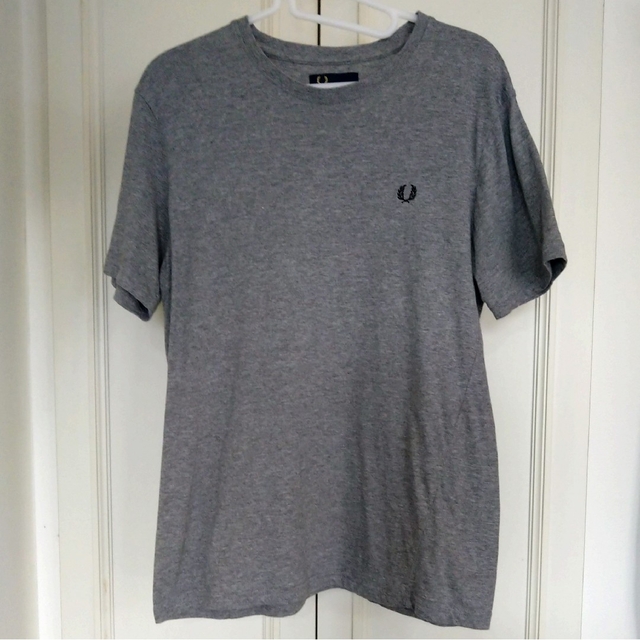 FRED PERRY(フレッドペリー)のフレッドペリー クルーネック Tシャツ ヘザーグレー メンズのトップス(Tシャツ/カットソー(半袖/袖なし))の商品写真