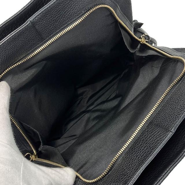 ブルガリ ハンドバッグ マキシレッタレ ベッキー ロゴマニア キャンバス レザー 革 ブラック 黒 レディース 女性 BVLGARI Hand bag Canvas Leather Black Gold
