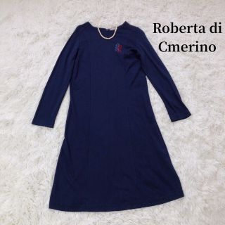 Roberuta ロベルタディカメリーノ ワンピース 上品 美品 フレンチ袖