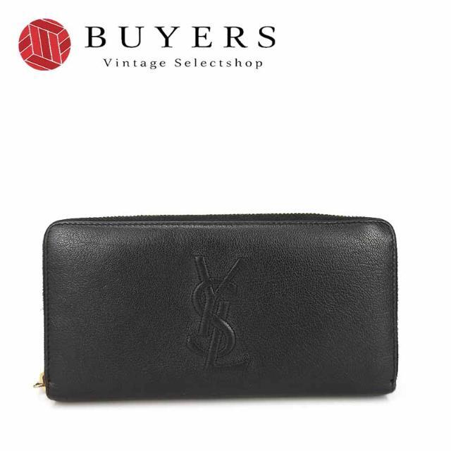 YSL イブサンローラン 長財布　黒　ブラック