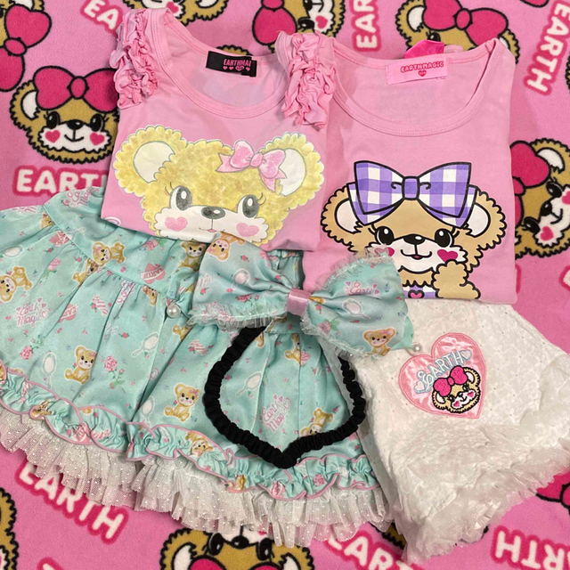 EARTHMAGIC(アースマジック)の専用です♥️ キッズ/ベビー/マタニティのキッズ服女の子用(90cm~)(Tシャツ/カットソー)の商品写真