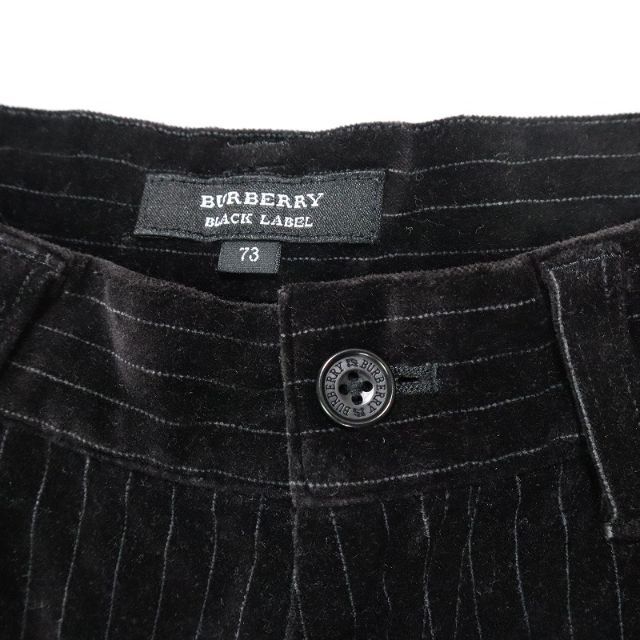BURBERRY BLACK LABEL - バーバリーブラックレーベル ストレッチベロア
