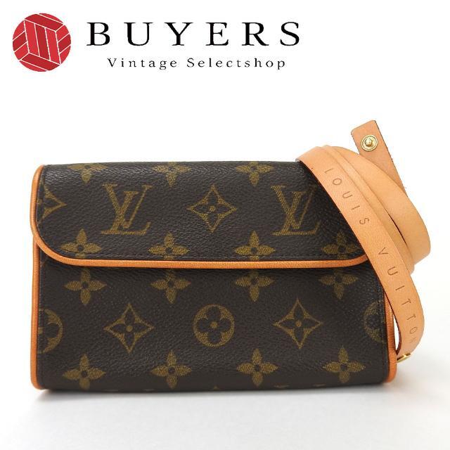 LOUIS VUITTON M51855 ポシェット・フロランティーヌ モノグラム ルイヴィトン LV  ウエストバッグ ポーチ 女性 レディース ストラップ XS waistbag pouch Monogram