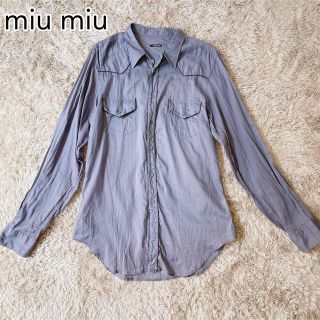 ミュウミュウ ブラウスの通販 600点以上 | miumiuを買うならラクマ ミュウミュウ ブラウスの通販 600点以上 | miumiuを買うならラクマ