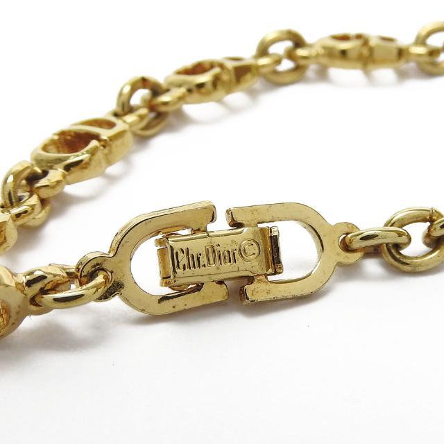 【中古】クリスチャンディオール Christian Dior CDロゴ ブレスレット ゴールド アクセサリー GP メッキ レディース 女性 小物  かわいい オシャレ bracelet accessories