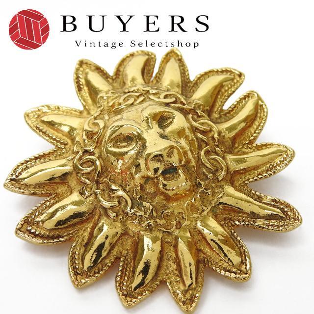 【中古】シャネル ライオンモチーフ ブローチ アクセサリー CHANEL メッキ ゴールド 小物 獅子 レディース 女性 accessories  brooch gold Gp | フリマアプリ ラクマ