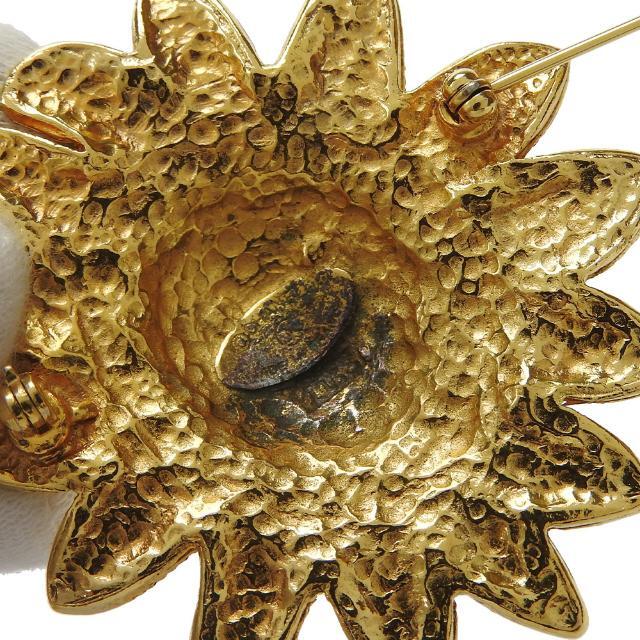 シャネル ライオンモチーフ ブローチ アクセサリー CHANEL メッキ ゴールド 小物 獅子 レディース 女性 accessories brooch gold Gp