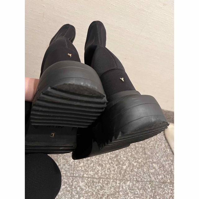 TOKYO BLACK DOUBLE SNEAKER SHORT BOOTS レディースの靴/シューズ(ブーツ)の商品写真