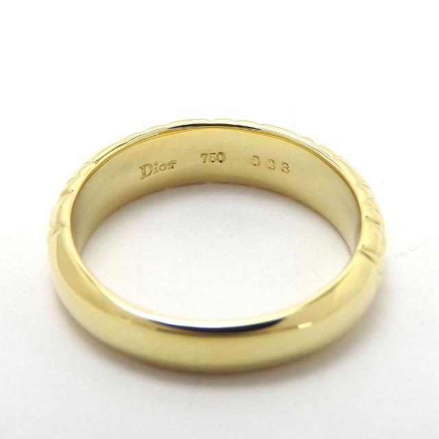 クリスチャンディオール リング 指輪 約11号 750 K18 金 ゴールド 約5.29g レディース 女性 小物 アクセサリー ジュエリー Christian Dior jewelry accessories ring 2