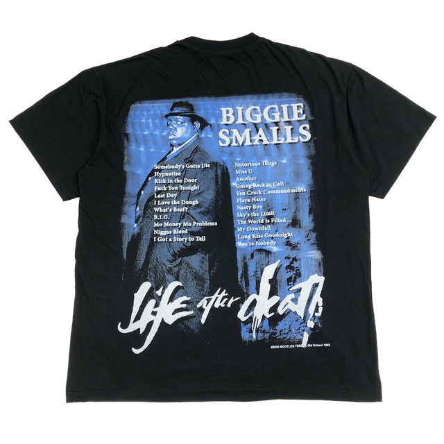 ノトーリアス B.I.G. Tシャツ 半袖  The Notorious B.I.G. ライフ・アフター・デス "Life After Death"  ビギー ビッグ ビーアイジー ラップTシャツ  サイズ：メンズ XL 相当  ビッグサイズ  ブラック  あす楽対応 【新品】