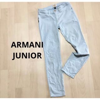 アルマーニ ジュニア(ARMANI JUNIOR)のアルマーニ   イーグル　ロゴ　ストレッチ　パンツ(パンツ/スパッツ)