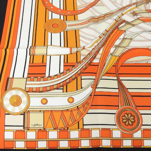 早割販売中 【中古】【未使用展示品】エルメス スカーフ カレ90 シルク