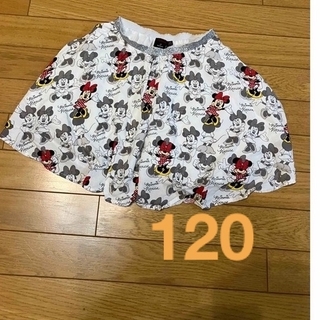 ディズニー(Disney)のミニーマウス　スカート　120〜130サイズ(スカート)