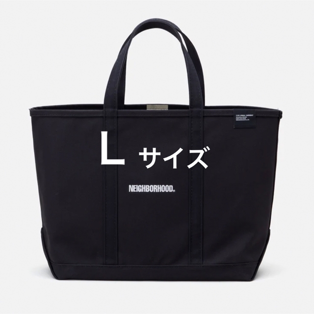 NEIGHBORHOOD NH X L.L.BEAN  BLACK TOTE-L