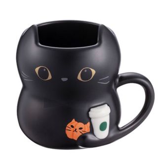 スターバックス(Starbucks)の新品 海外 台湾 限定　黒猫　スタバ 12oz マグカップ　ハロウィン 2020(グラス/カップ)